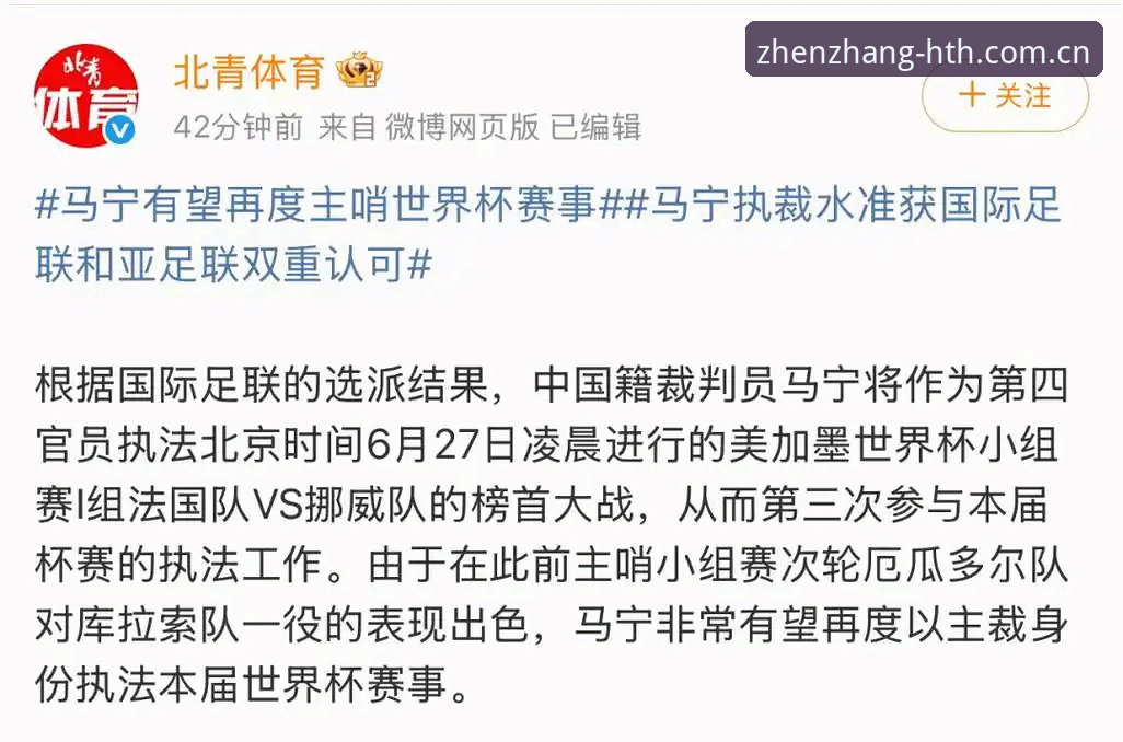 马宁执裁世界杯幕后：不看评论，只认讲师的“避坑”智慧深度分析